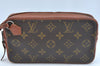 Auth Louis Vuitton Monogram Pochette Sport PM Clutch Hand Bag Old Model LV K9311