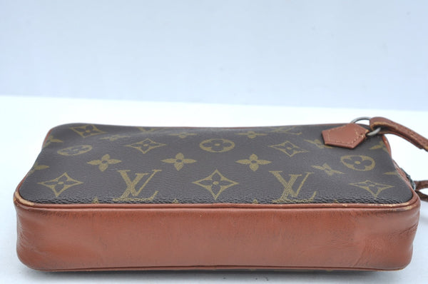 Auth Louis Vuitton Monogram Pochette Sport PM Clutch Hand Bag Old Model LV K9311