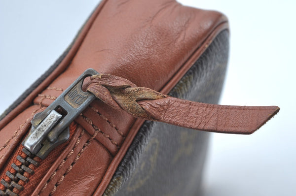 Auth Louis Vuitton Monogram Pochette Sport PM Clutch Hand Bag Old Model LV K9311