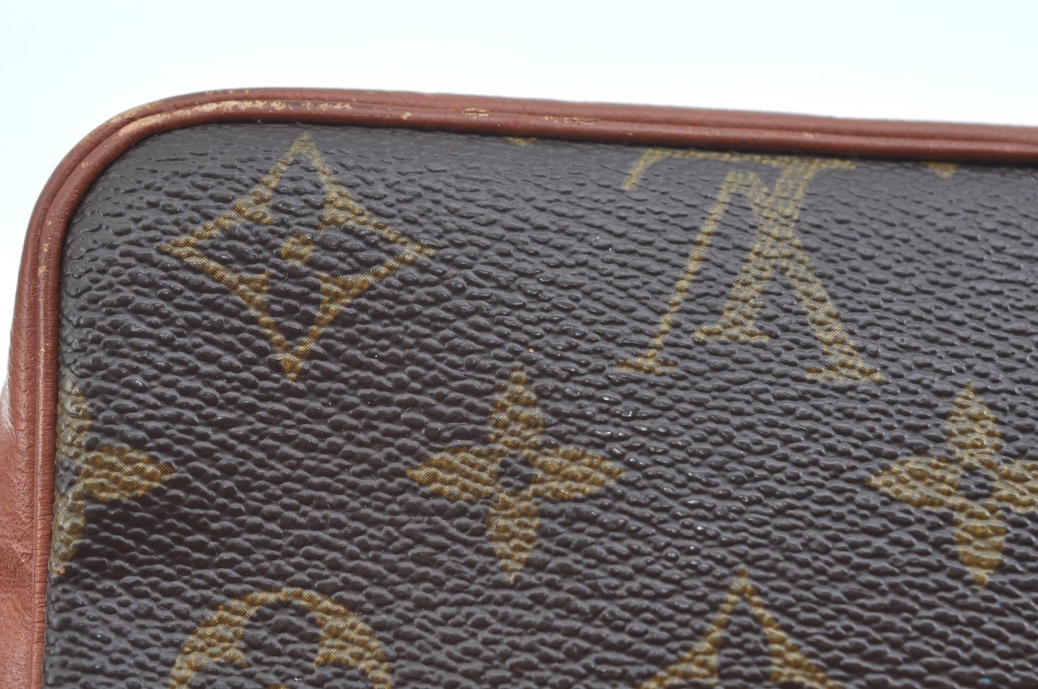 Auth Louis Vuitton Monogram Pochette Sport PM Clutch Hand Bag Old Model LV K9311