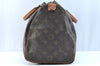 Authentic Louis Vuitton Monogram Speedy 35 Hand Boston Bag M41524 LV K9314