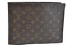 Auth Louis Vuitton Monogram Poche Toilette Cosmetics Pouch Old Model Junk K9320