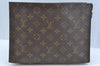 Auth Louis Vuitton Monogram Poche Toilette Cosmetics Pouch Old Model Junk K9320