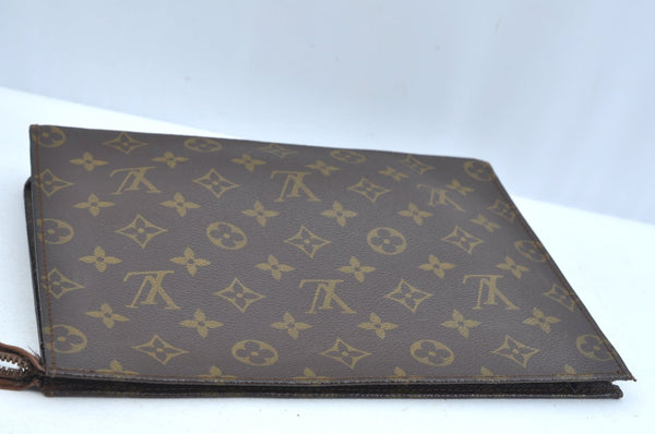 Auth Louis Vuitton Monogram Poche Toilette Cosmetics Pouch Old Model Junk K9320