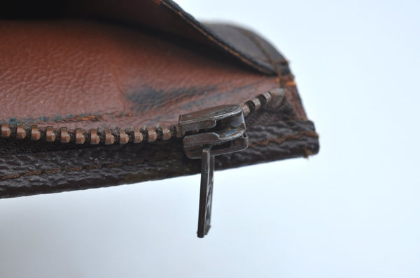 Auth Louis Vuitton Monogram Poche Toilette Cosmetics Pouch Old Model Junk K9320