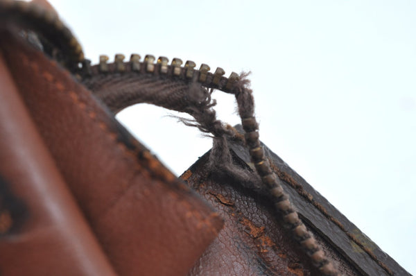 Auth Louis Vuitton Monogram Poche Toilette Cosmetics Pouch Old Model Junk K9320