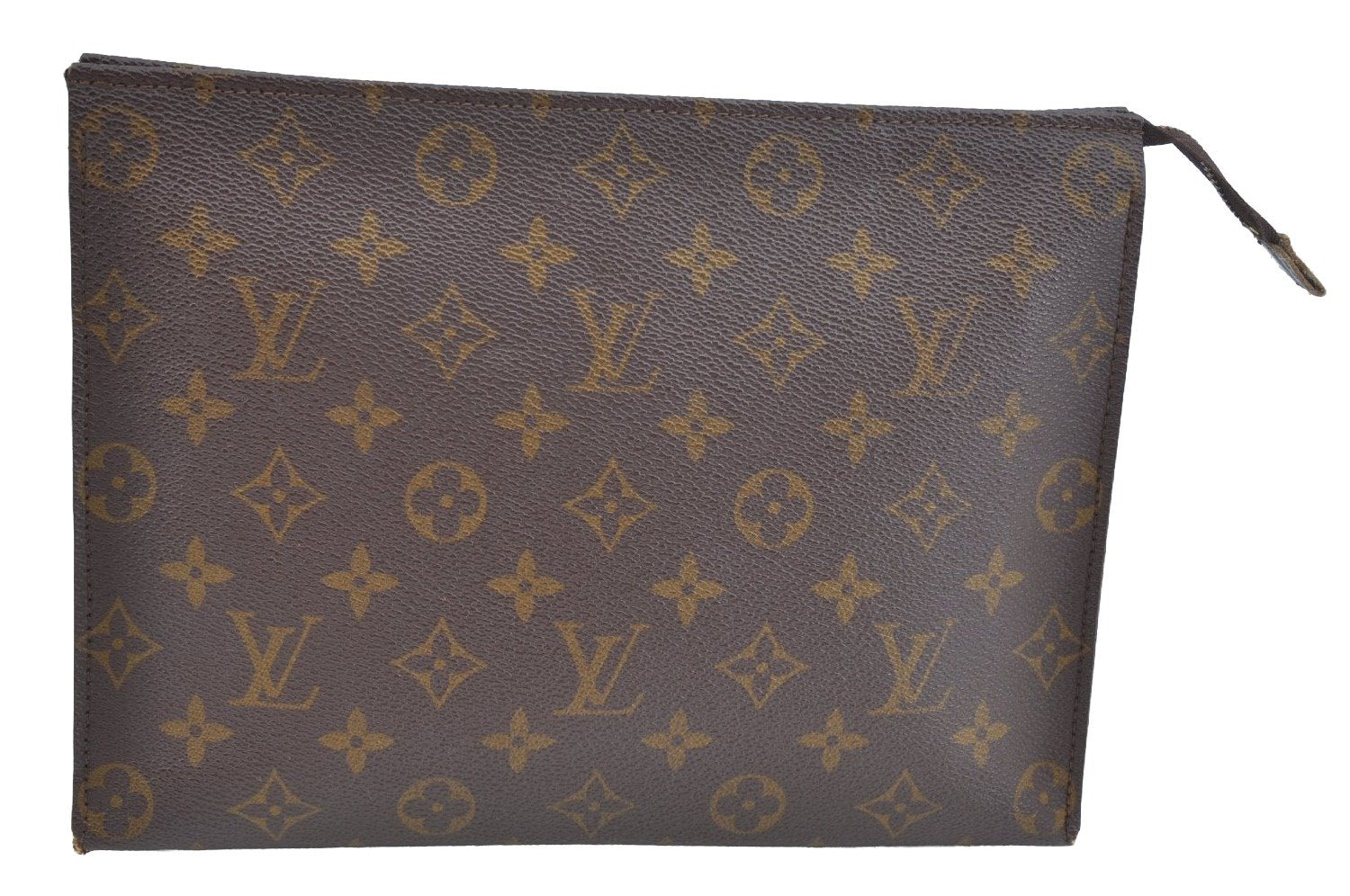Auth Louis Vuitton Monogram Poche Toilette 26 Cosmetics Pouch Old Model LV K9325