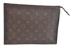 Auth Louis Vuitton Monogram Poche Toilette 26 Cosmetics Pouch Old Model LV K9325
