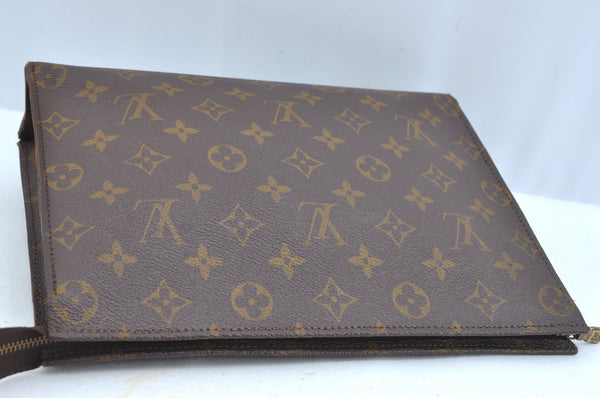 Auth Louis Vuitton Monogram Poche Toilette 26 Cosmetics Pouch Old Model LV K9325