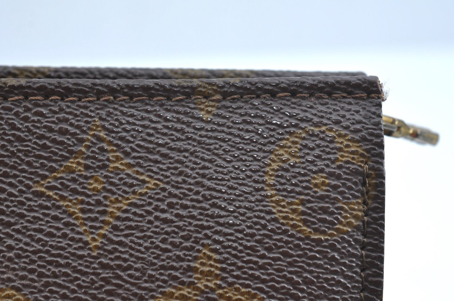 Auth Louis Vuitton Monogram Poche Toilette 26 Cosmetics Pouch Old Model LV K9325