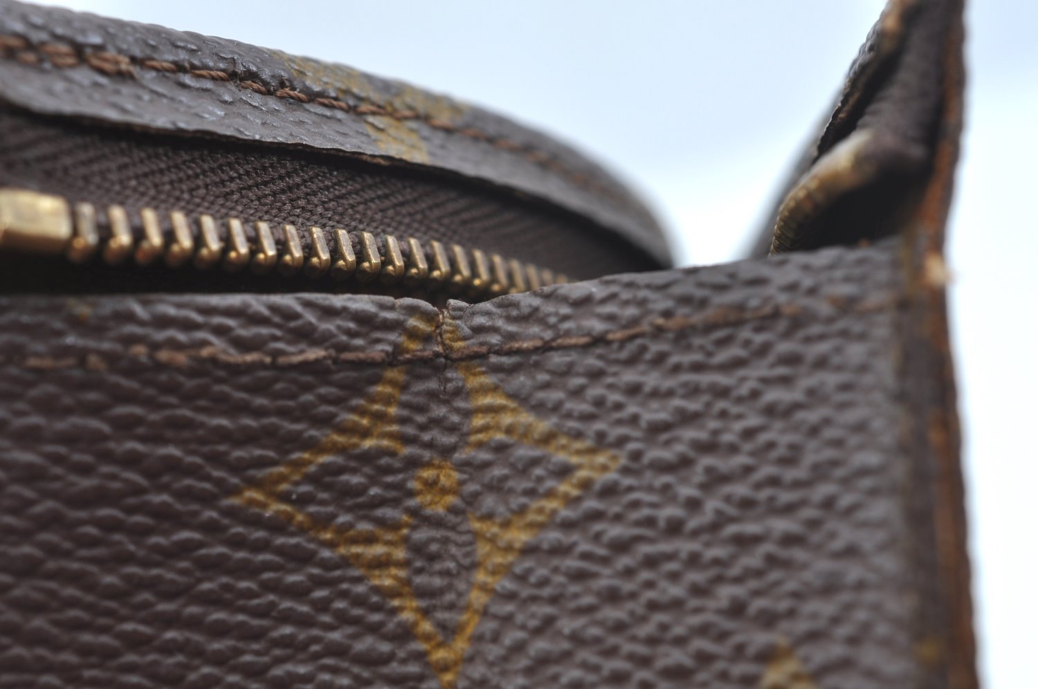 Auth Louis Vuitton Monogram Poche Toilette 26 Cosmetics Pouch Old Model LV K9325