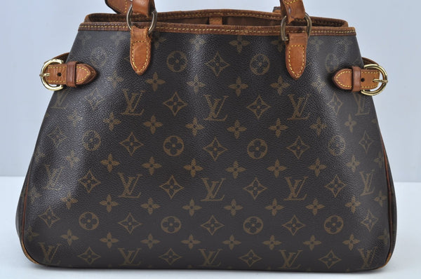 Auth Louis Vuitton Monogram Batignolles Horizontal Tote Bag M51154 LV Junk K9328