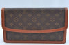 Auth Louis Vuitton Monogram Pochette Dame GM Clutch Hand Bag Old Model LV K9332