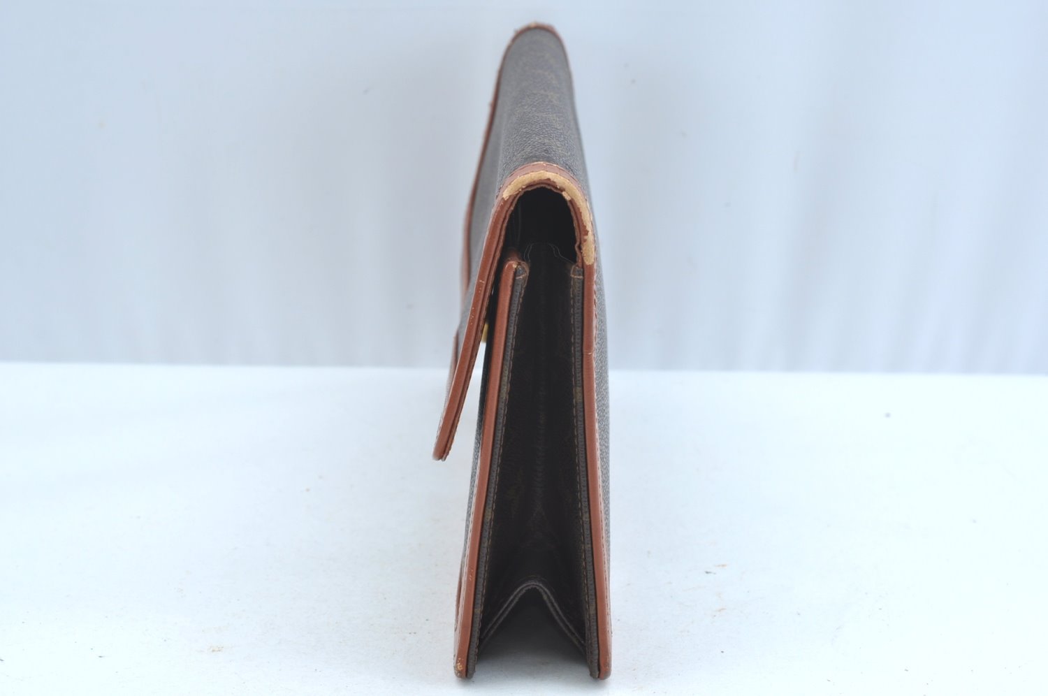 Auth Louis Vuitton Monogram Pochette Dame GM Clutch Hand Bag Old Model LV K9332