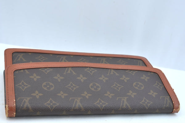 Auth Louis Vuitton Monogram Pochette Dame GM Clutch Hand Bag Old Model LV K9332