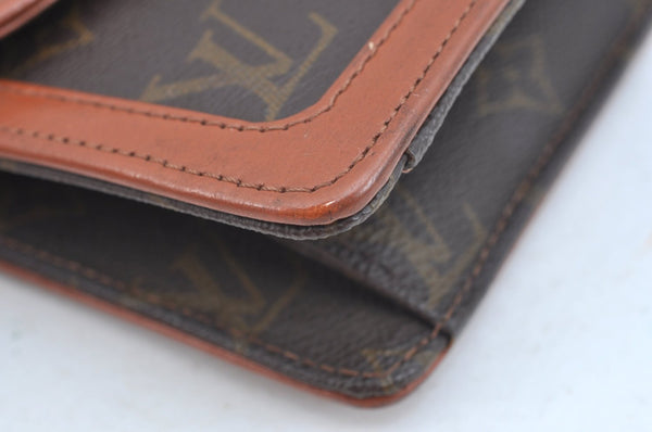 Auth Louis Vuitton Monogram Pochette Dame GM Clutch Hand Bag Old Model LV K9332