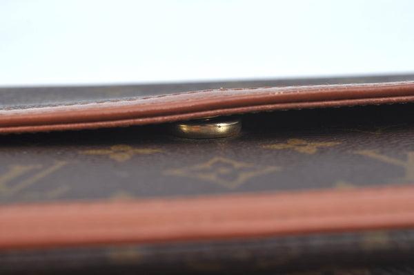 Auth Louis Vuitton Monogram Pochette Dame GM Clutch Hand Bag Old Model LV K9332