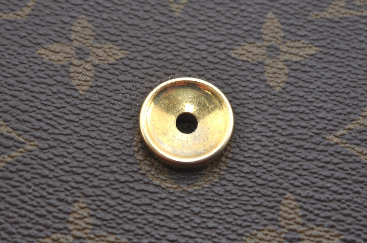 Auth Louis Vuitton Monogram Pochette Dame GM Clutch Hand Bag Old Model LV K9332