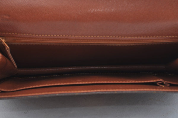 Auth Louis Vuitton Monogram Pochette Dame GM Clutch Hand Bag Old Model LV K9332