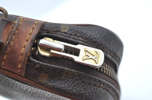 Auth Louis Vuitton Monogram Marly Dragonne PM Clutch Hand Bag Old Model LV K9334