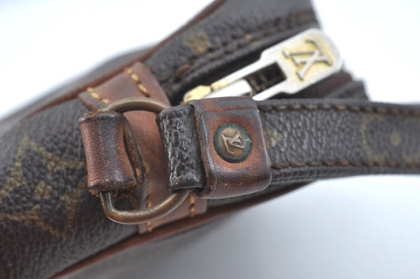 Auth Louis Vuitton Monogram Marly Dragonne PM Clutch Hand Bag Old Model LV K9334