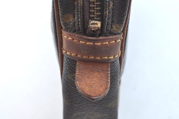 Auth Louis Vuitton Monogram Marly Dragonne PM Clutch Hand Bag Old Model LV K9334