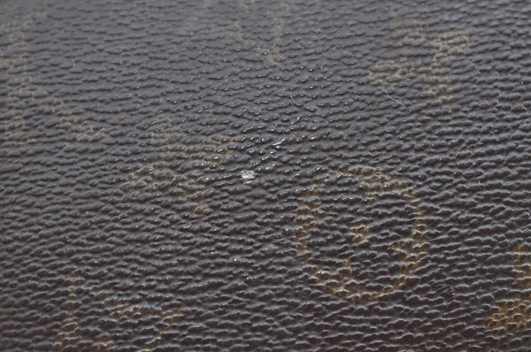 Auth Louis Vuitton Monogram Marly Dragonne PM Clutch Hand Bag Old Model LV K9334