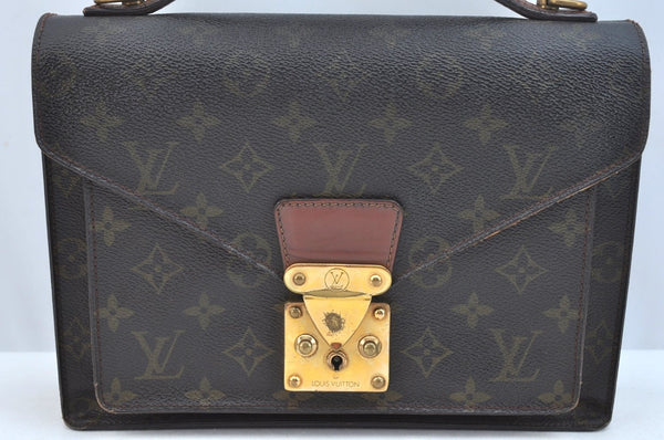 Authentic Louis Vuitton Monogram Monceau 2Way Shoulder Hand Bag M51187 LV K9342