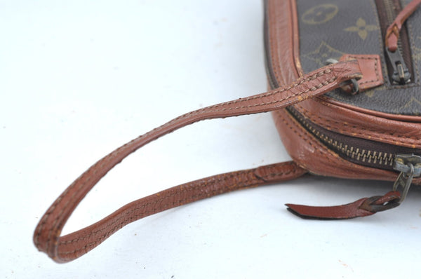 Auth Louis Vuitton Monogram Pochette Sport Clutch Hand Bag Old Model Junk K9344