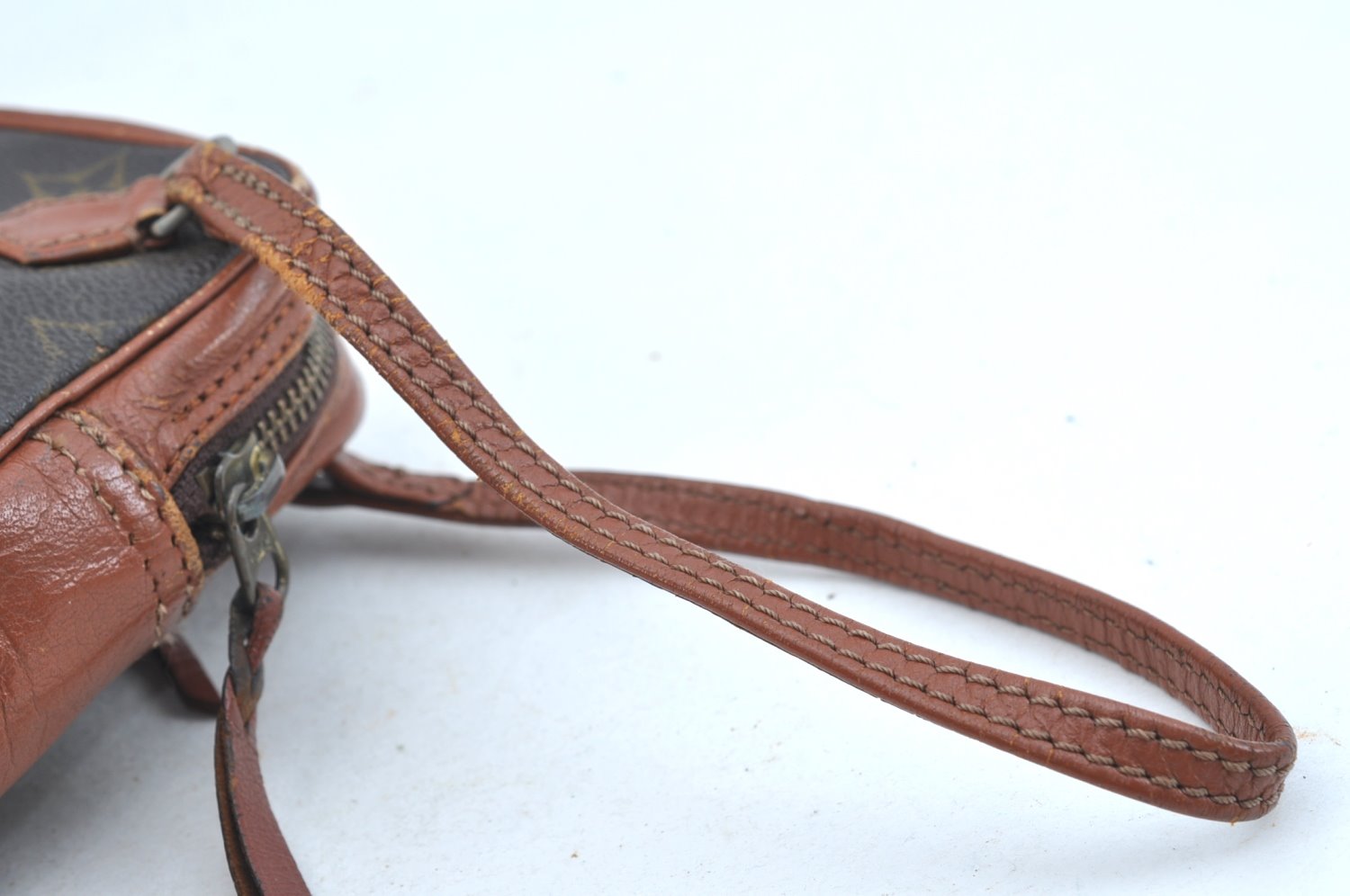 Auth Louis Vuitton Monogram Pochette Sport Clutch Hand Bag Old Model Junk K9344