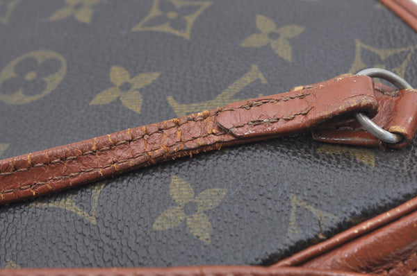 Auth Louis Vuitton Monogram Pochette Sport Clutch Hand Bag Old Model Junk K9344