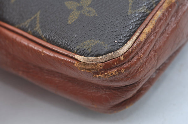 Auth Louis Vuitton Monogram Pochette Sport Clutch Hand Bag Old Model Junk K9344