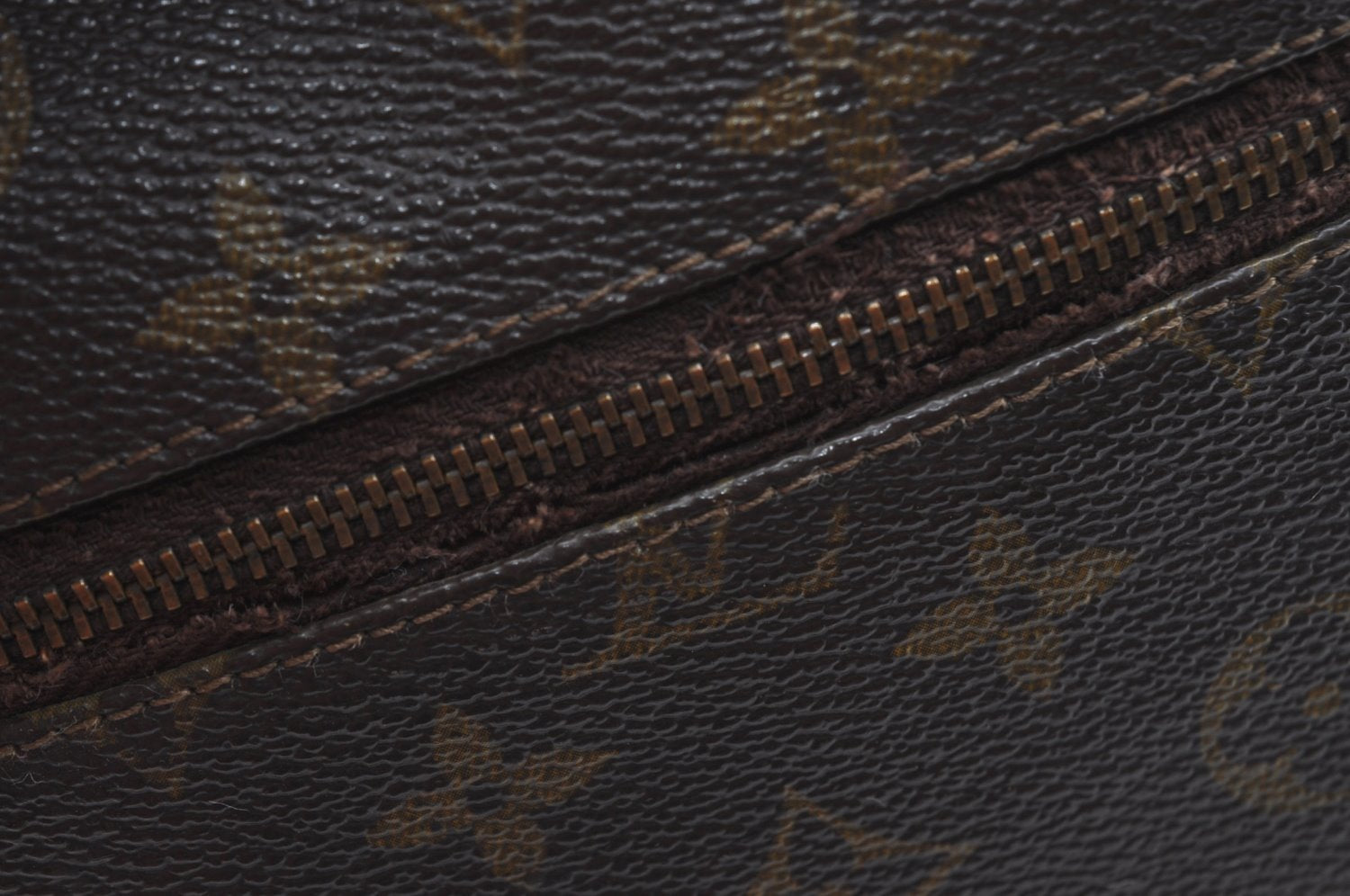 Auth Louis Vuitton Monogram Pochette Sport Clutch Hand Bag Old Model Junk K9344