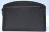 Authentic Louis Vuitton Epi Trousse Crete Clutch Bag Black LV K9350