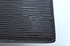 Authentic Louis Vuitton Epi Trousse Crete Clutch Bag Black LV K9350