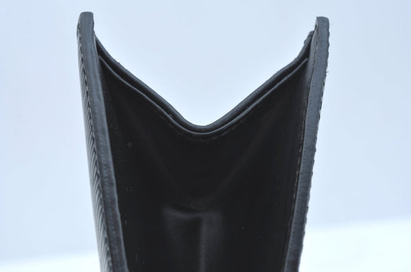 Authentic Louis Vuitton Epi Trousse Crete Clutch Bag Black LV K9350