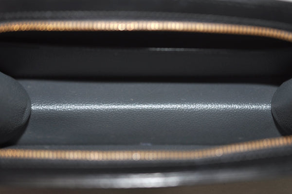 Authentic Louis Vuitton Epi Trousse Crete Clutch Bag Black LV K9350