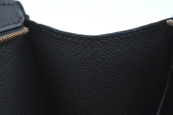 Authentic Louis Vuitton Epi Trousse Crete Clutch Bag Black LV K9350