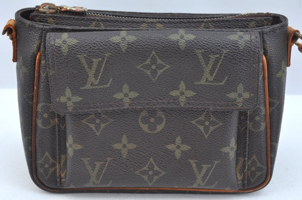 Authentic Louis Vuitton Monogram Viva Cite PM Shoulder Bag M51165 Junk K9358