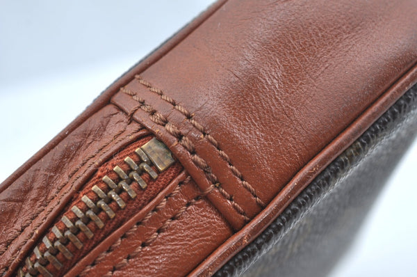 Auth Louis Vuitton Monogram Pochette Sport PM Clutch Hand Bag Old Model LV K9363