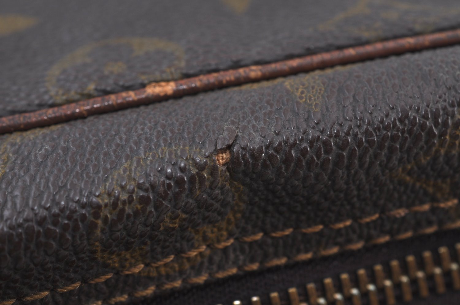 Authentic Louis Vuitton Monogram Marceau Shoulder Cross Body Bag Old Model K9382