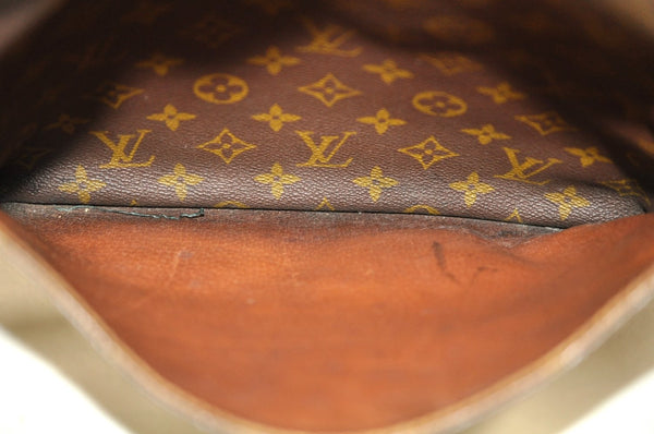 Authentic Louis Vuitton Monogram Marceau Shoulder Cross Body Bag Old Model K9382