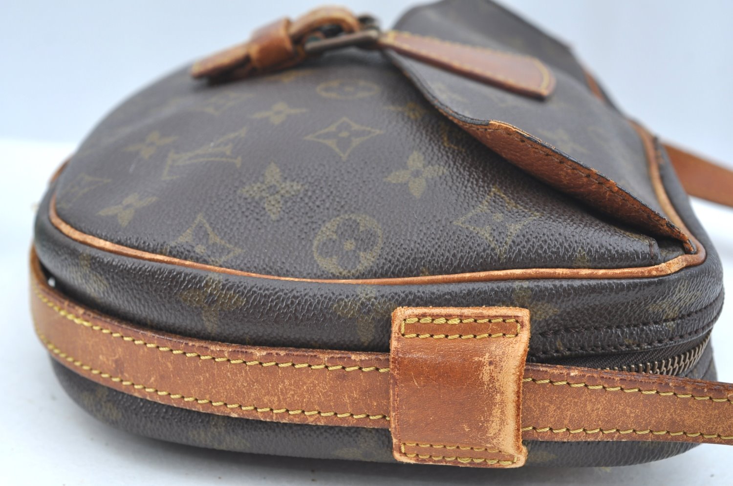 Auth Louis Vuitton Monogram Jeune Fille GM Shoulder Cross Bag Old Model LV K9390