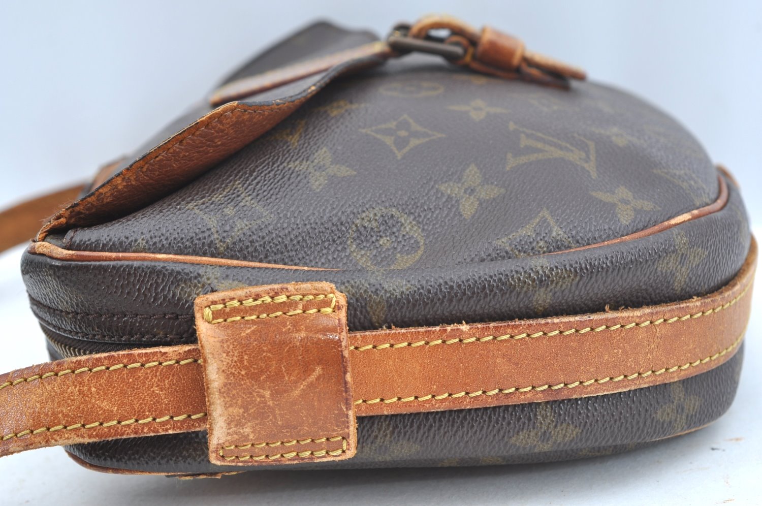 Auth Louis Vuitton Monogram Jeune Fille GM Shoulder Cross Bag Old Model LV K9390