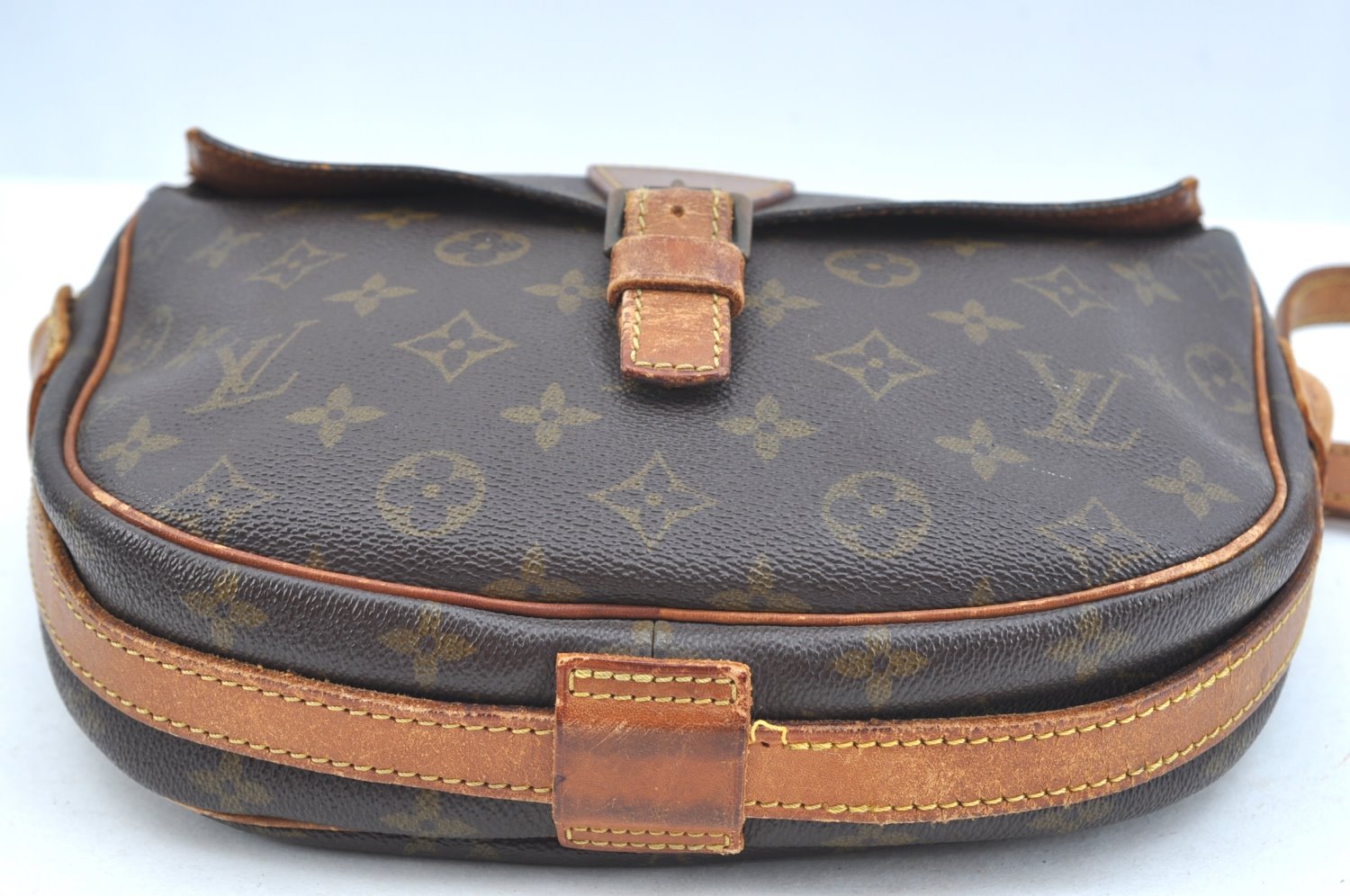 Auth Louis Vuitton Monogram Jeune Fille GM Shoulder Cross Bag Old Model LV K9390