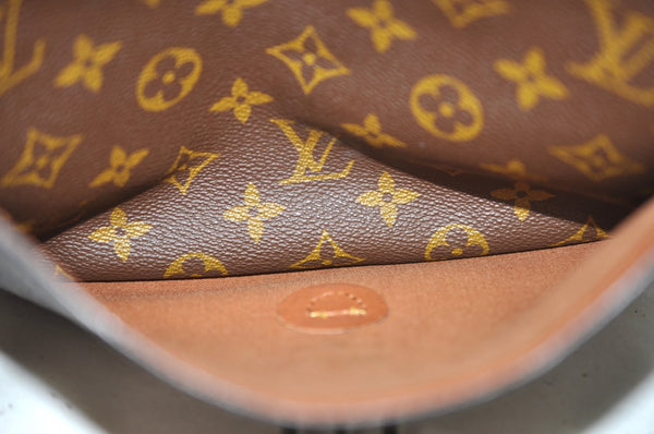 Auth Louis Vuitton Monogram Jeune Fille GM Shoulder Cross Bag Old Model LV K9390