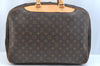 Authentic Louis Vuitton Monogram Alize 24 Heures Boston Hand Bag M41399 LV K9393