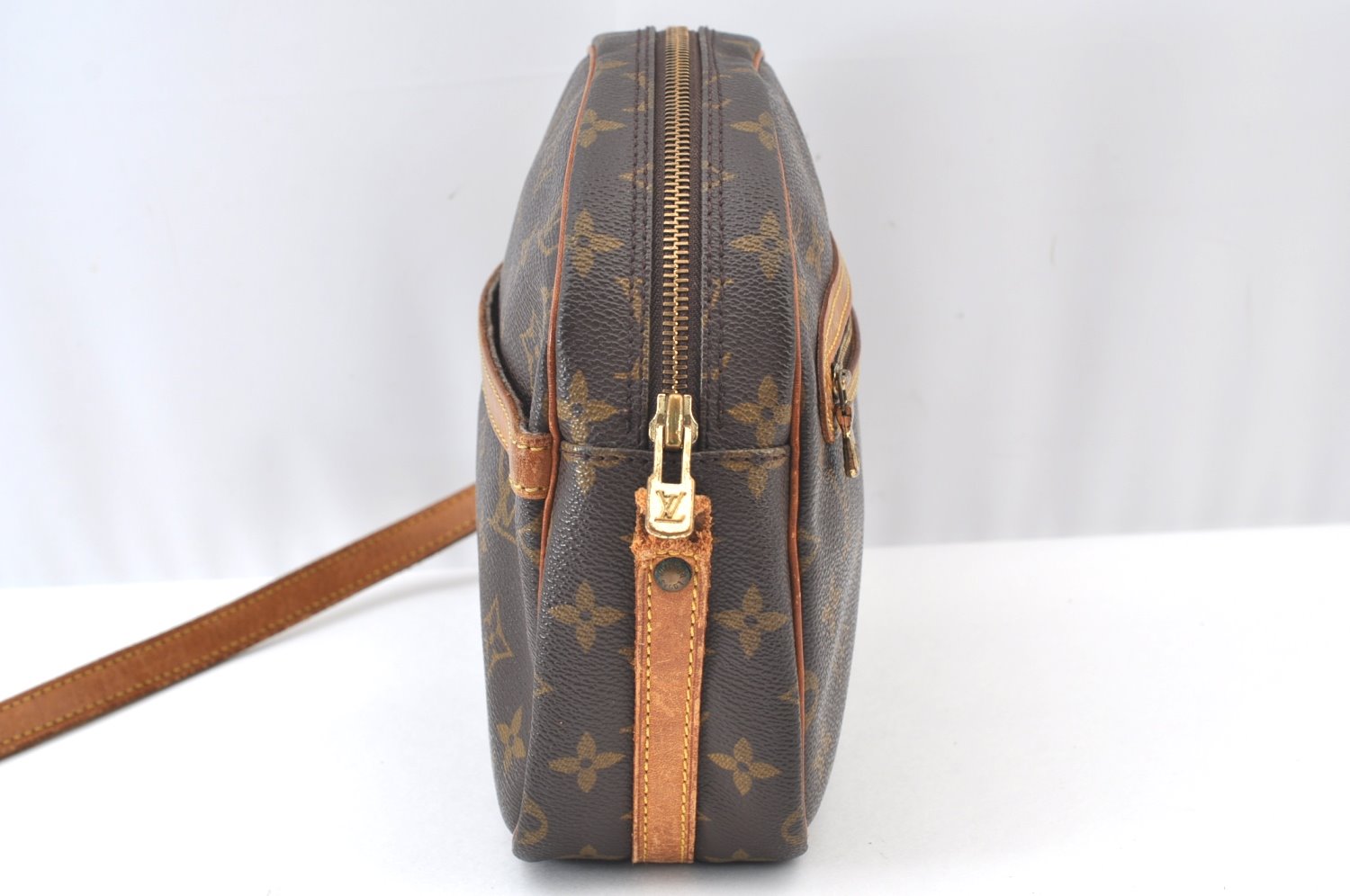 Authentic Louis Vuitton Monogram Senlis Shoulder Cross Bag M51222 Junk K9401