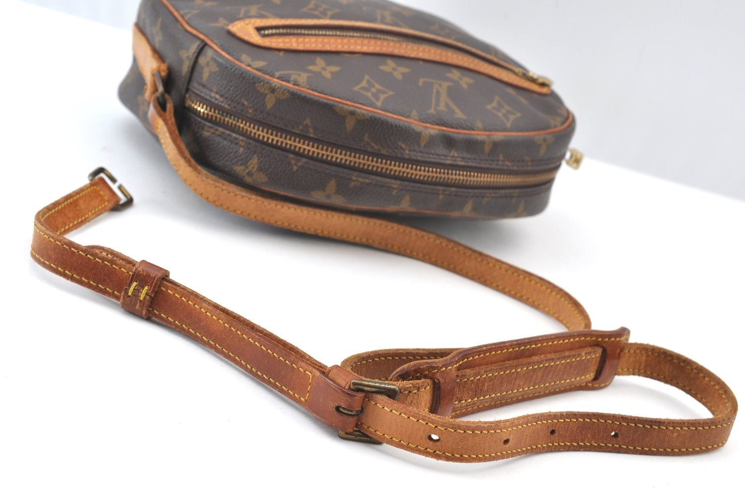 Authentic Louis Vuitton Monogram Senlis Shoulder Cross Bag M51222 Junk K9401