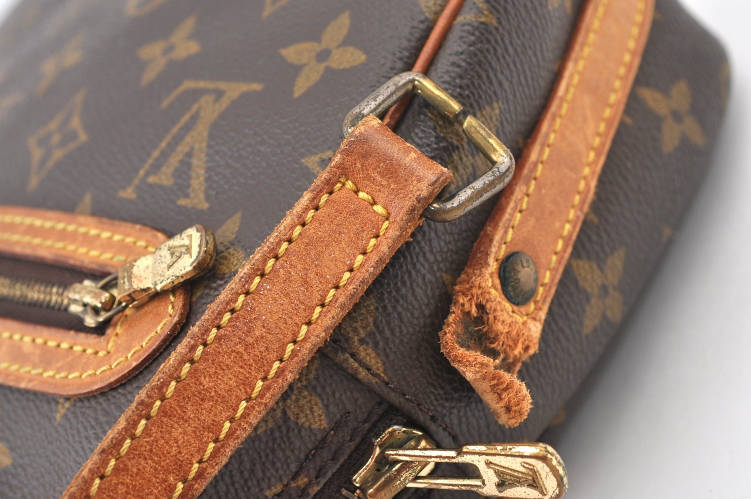 Authentic Louis Vuitton Monogram Senlis Shoulder Cross Bag M51222 Junk K9401